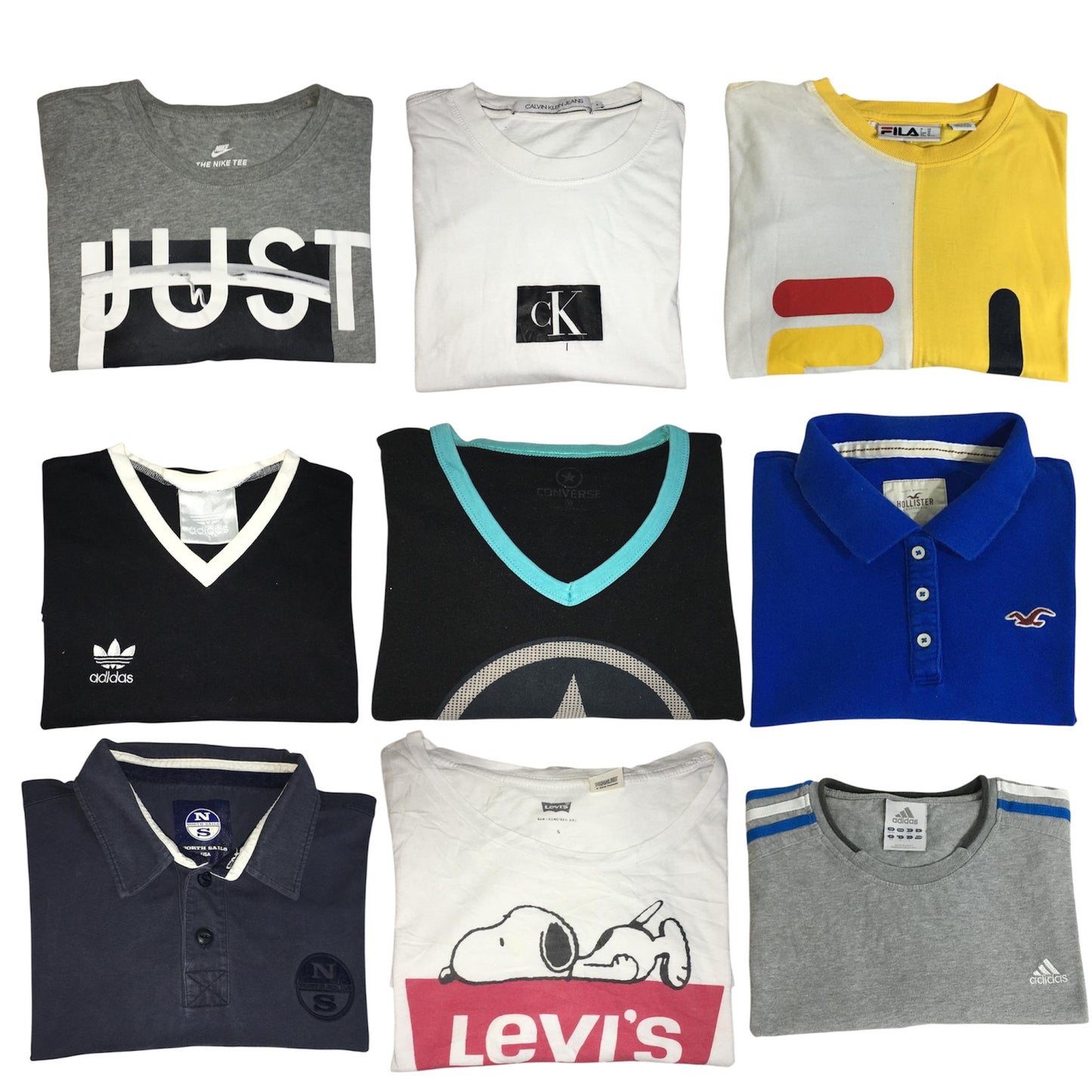 BOX 50 PEZZI T-SHIRT & POLO FIRMATE GRADO A