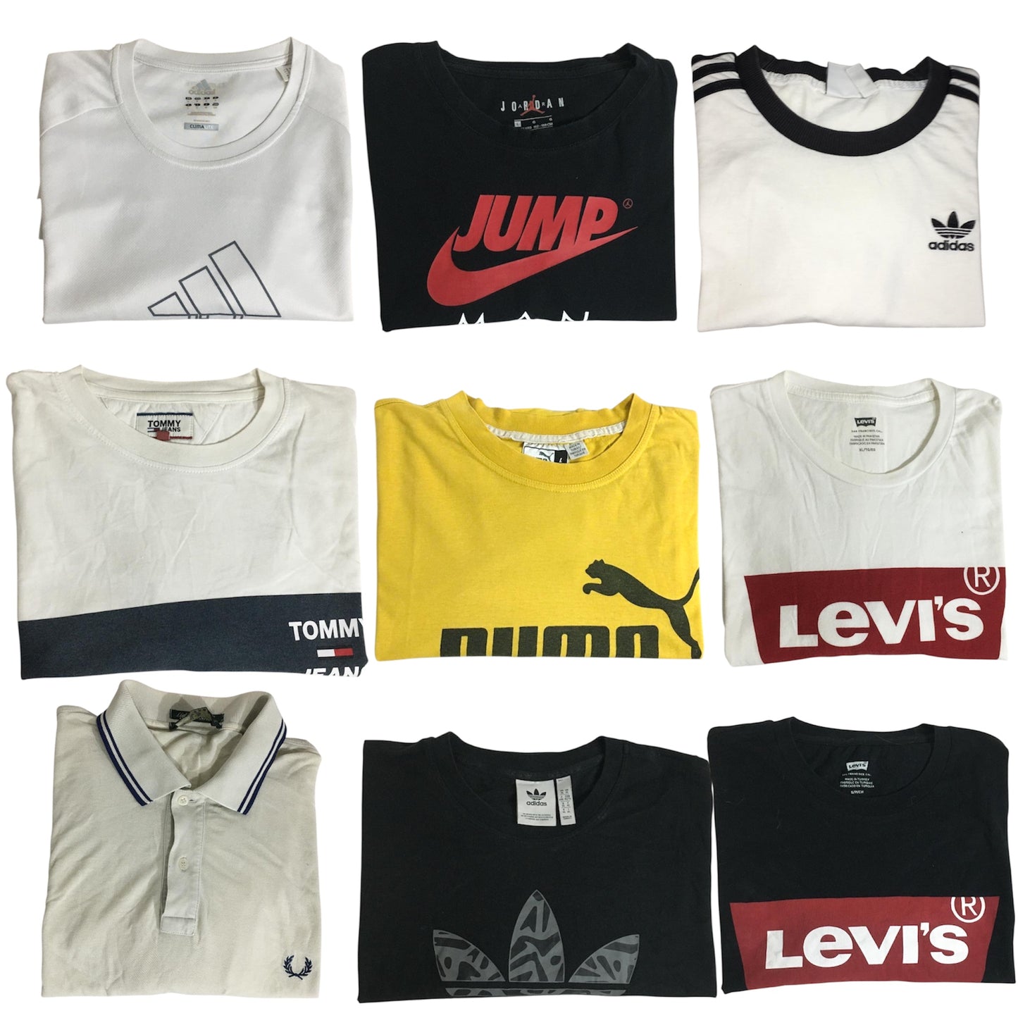 BOX 50 PEZZI T-SHIRT & POLO FIRMATE GRADO A
