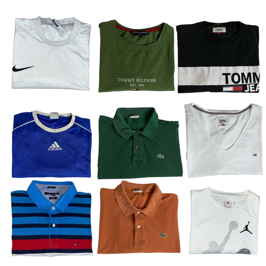 BOX 50 PEZZI T-SHIRT & POLO FIRMATE GRADO A