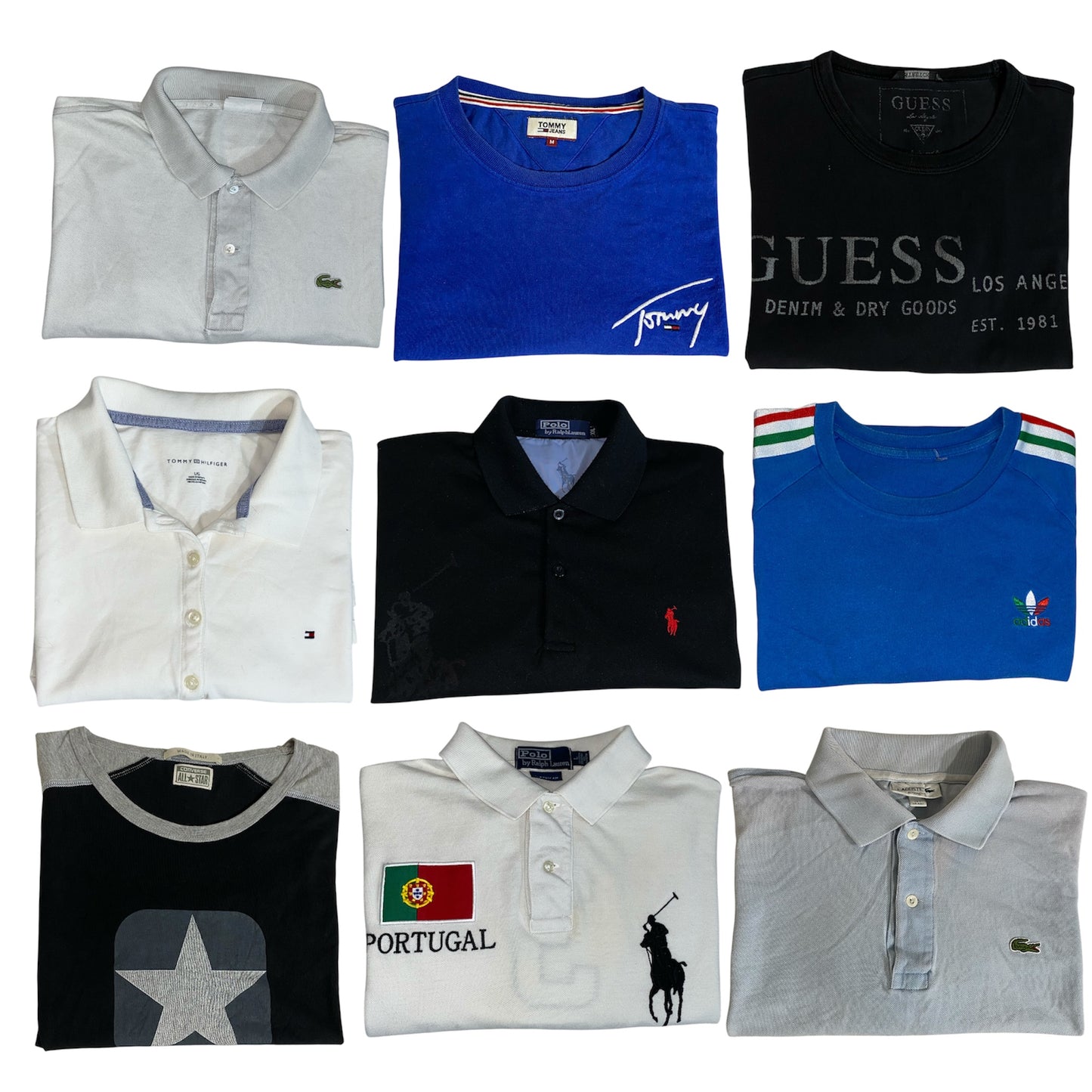 BOX 50 PEZZI T-SHIRT & POLO FIRMATE GRADO A